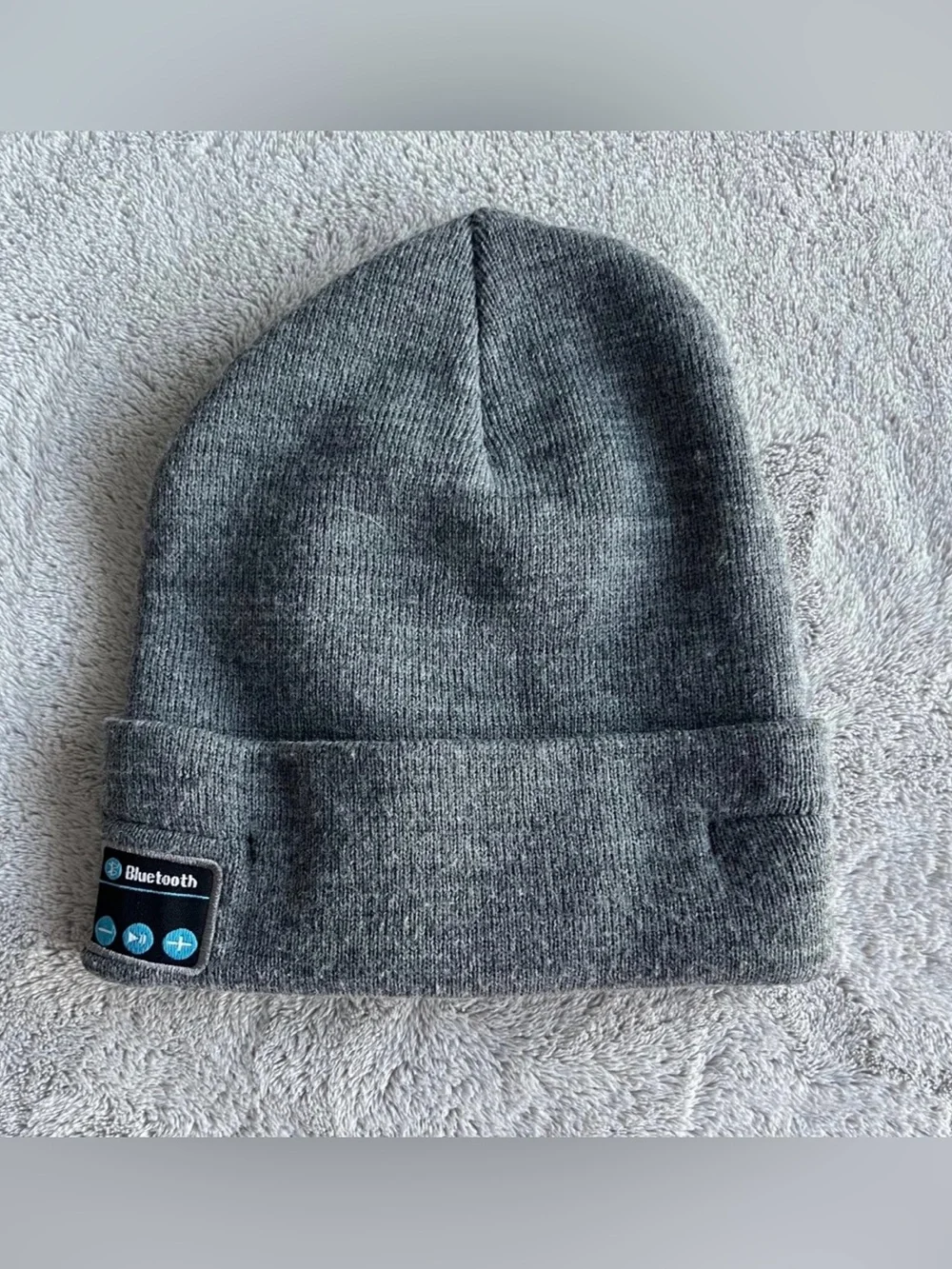 NWOT Grey LED Beanie Hat